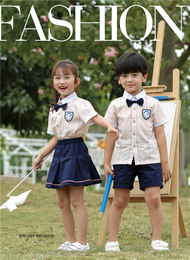 鄰童園服格子衫，夏季熱賣款