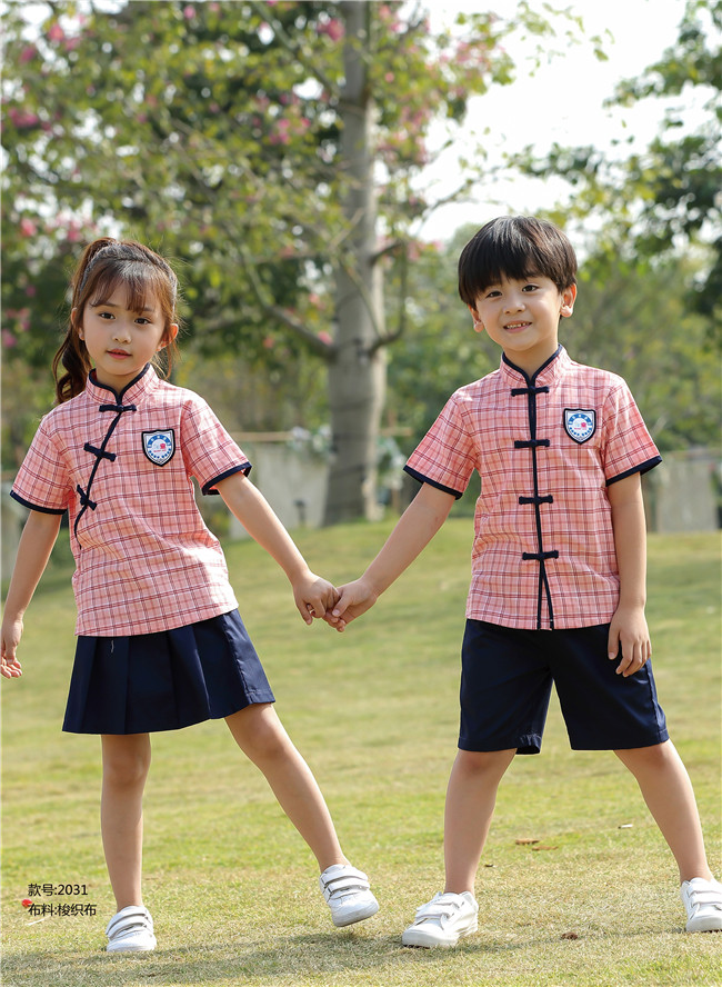 格子國學(xué)款，幼兒園園服